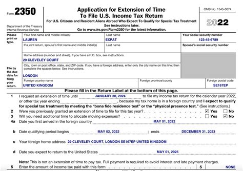 Irs Form 4868 For 2023 - Printable Forms Free Online