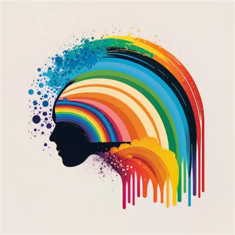 Premium Photo | Pride rainbow vector simple illustration illustration ...