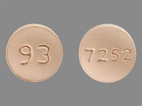 Pill Finder: 7252 93 Orange Round - Medicine.com