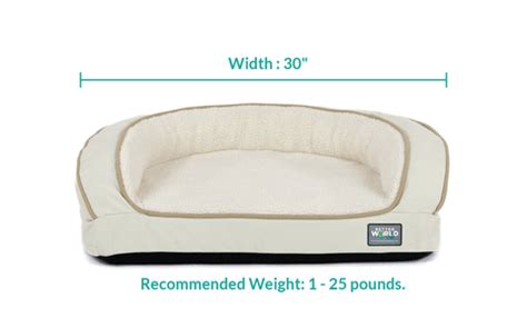 Memory Foam Bolster Dog Bed – Better World Pets