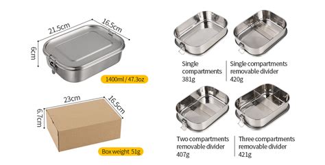 Stainless Steel Lunch Box Leak Proof - nicety