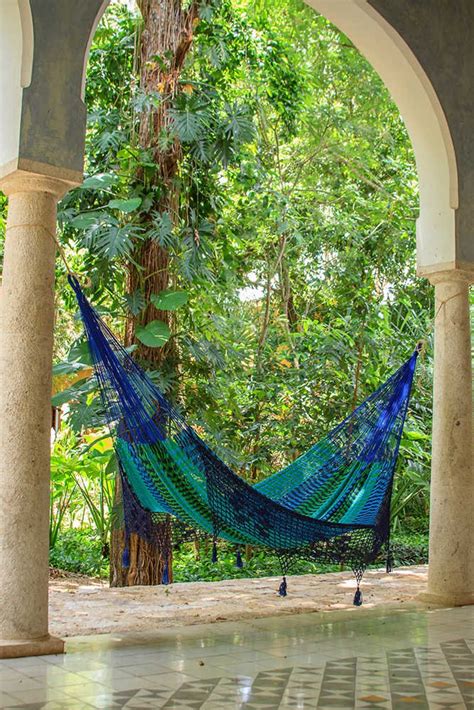 Caribe | Hand-Woven | Deluxe Outdoor Cotton Mexican Hammock — Mexican Hammocks Australia