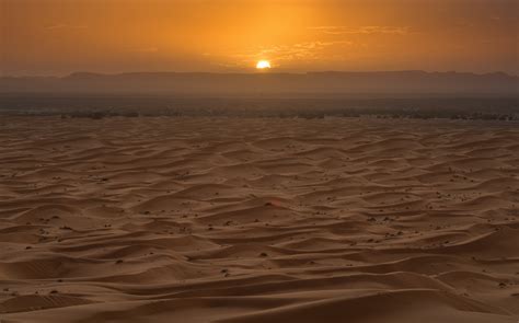 Sahara Desert Sunset Wallpaper,HD Nature Wallpapers,4k Wallpapers ...