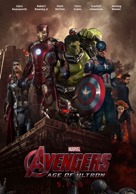 Avengers age of Ultron poster - The Avengers: Age of Ultron Fan Art (37434941) - Fanpop