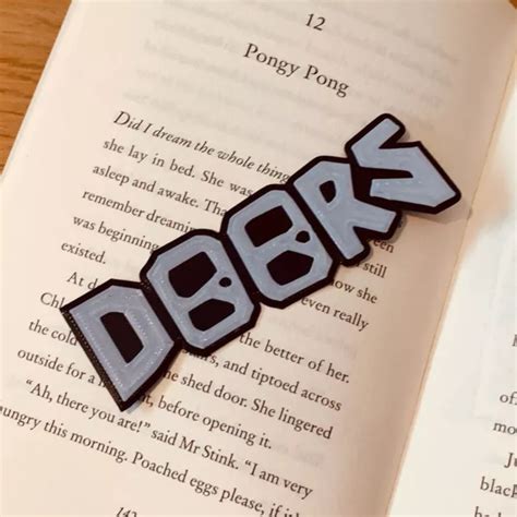 ROBLOX DOORS LOGO Bookmark - 3D Printed Plastic - Kids Gamer Gift £3.00 - PicClick UK