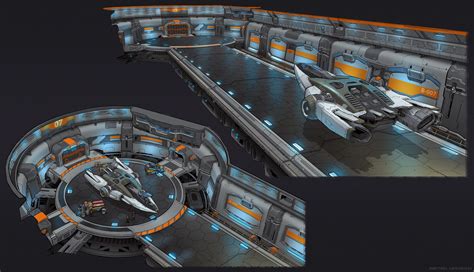 ArtStation - Space station dock concept