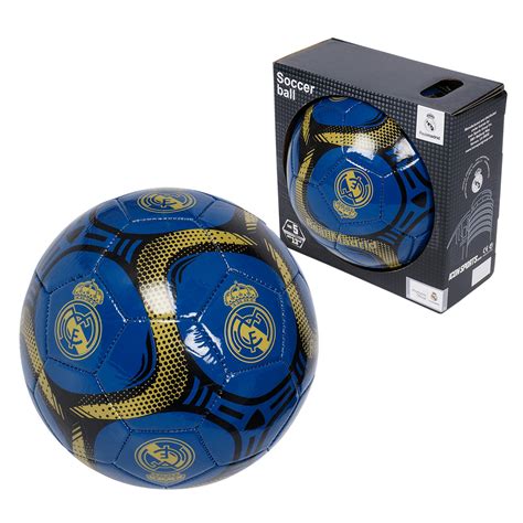 Wholesale Real Madrid Soccer Ball- Size # 5 | | BLACK/GOLD