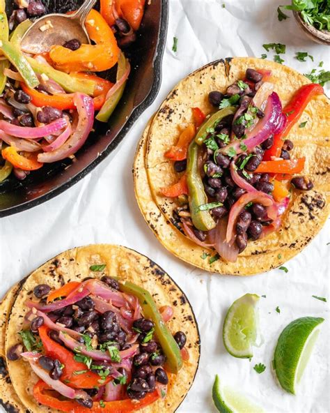 Vegetable Fajita Tacos [Vegan Fajitas] - Food Sharing Vegan