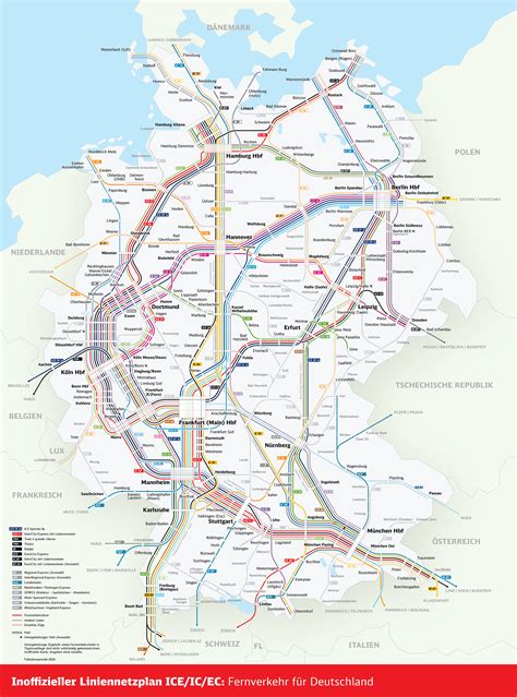 Ice Train Germany Map - Gisela Ermengarde