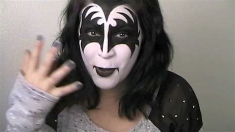 KISS Makeup Tutorial - The Demon (Gene Simmons) - VivaGlamLana - YouTube