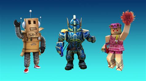 Roblox Characters In Blue Background HD Games Wallpapers | HD Wallpapers | ID #39054