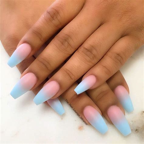 Pink or Blue? How perfect are these gender reveal nails? / Todays hours ...