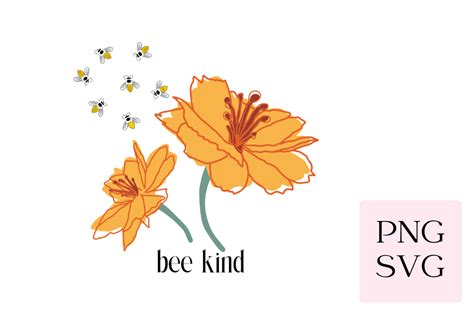 Bee Kind SVG & PNG Graphic by Girly Gal · Creative Fabrica