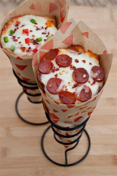 Pizza Cone | Pizza cones, Street food, Yummy food