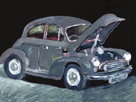 Jalopy - a Dilapidated Old Car | Wall Art & Products - Tina Lewis Art