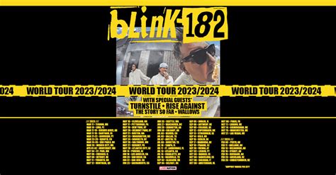 Blink-182 Tour Uk 2021