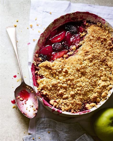 Blackberry and apple crumble | Recipe | Apple crumble recipe, Crumble recipe, Apple recipes