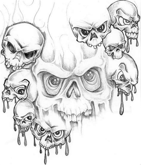 Cartoon Skull Tattoo Ideas http://viraltattoo.net/cartoon-skull-tattoo-ideas.html | Evil skull ...