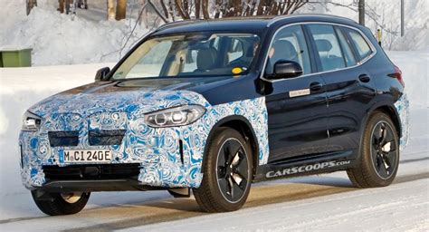 BMW iX3 Spotted Testing Its Lightweight Aerodynamic Wheels | Carscoops