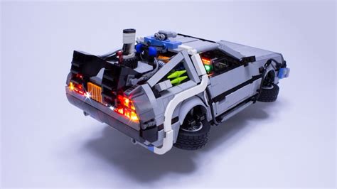 Guy Builds Detailed LEGO DeLorean with a Tiny Flux Capacitor