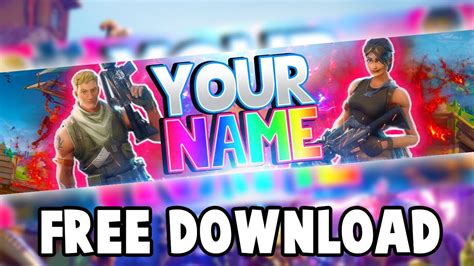 Free OG Fortnite Banner Template | Fortnite Battle Royale - YouTube