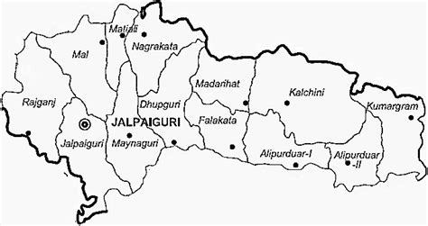 Jalpaiguri District | Jalpaiguri District Map