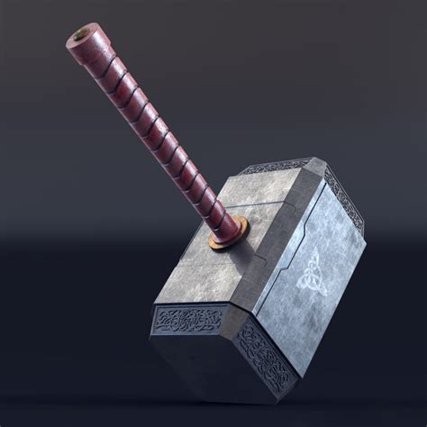 thor hammer 3d model