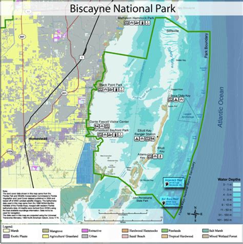 Biscayne National Park Map – Verjaardag Vrouw 2020