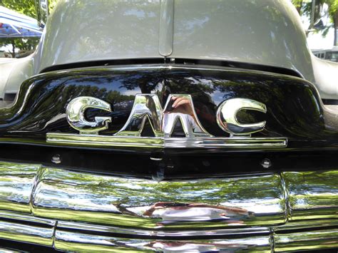 1947 GMC hood emblem. Photography by David E. Nelson, 2018 | Car emblem, Car badges, Automotive art