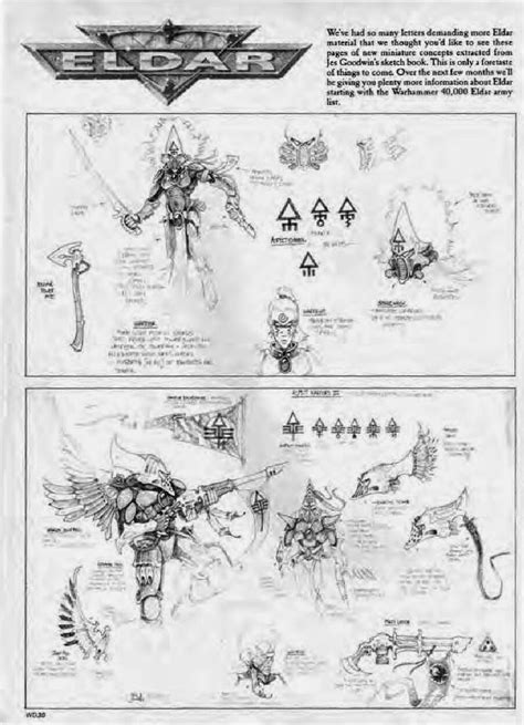 Eldar Aspect warriors, sketches | Warhammer 40k artwork, Warhammer art, Fantasy artist