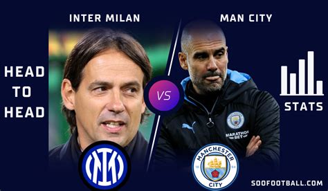 Man City Vs Inter Milan Statistics