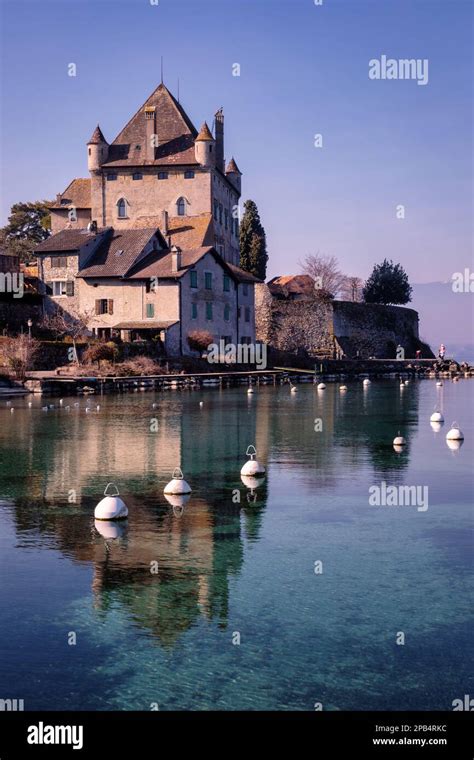 Yvoire Castle, Haute-Savoie, France Stock Photo - Alamy