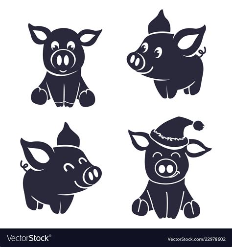 Pig Silhouette Svg