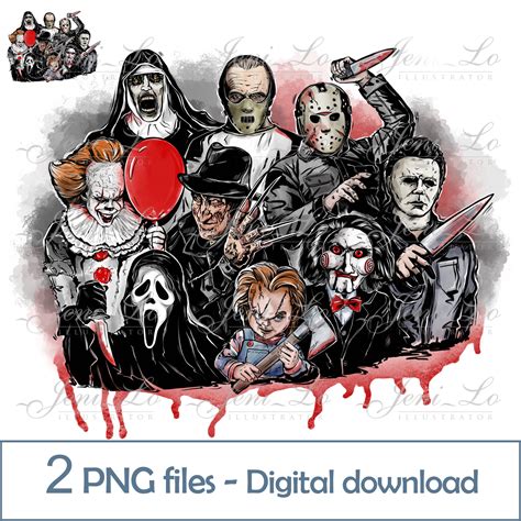 Friends Horror 2 PNG files Fan Art Horror Movie clipart Hall - Inspire Uplift