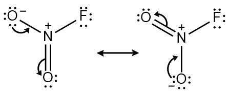 Draw all resonance structures for the nitryl fluoride molecule, NO_2F. | Homework.Study.com