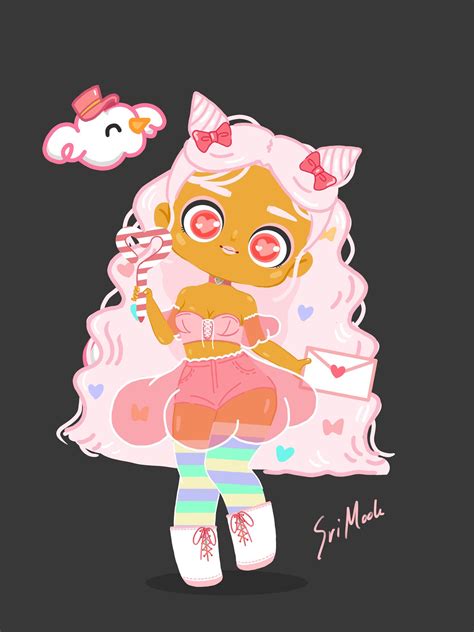 ArtStation - Cotton candy cookie