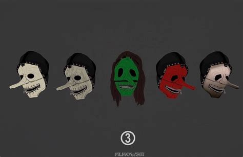 Jack Star — ink-metal-art: SlipKnoT Masks Evolution