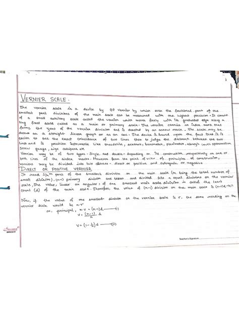 Vernier Scale | PDF