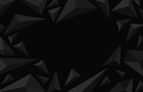 Abstract polygonal shape black background 1401677 Vector Art at Vecteezy