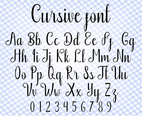 Cursive font svg Cricut font Wedding font svg Font writing | Etsy