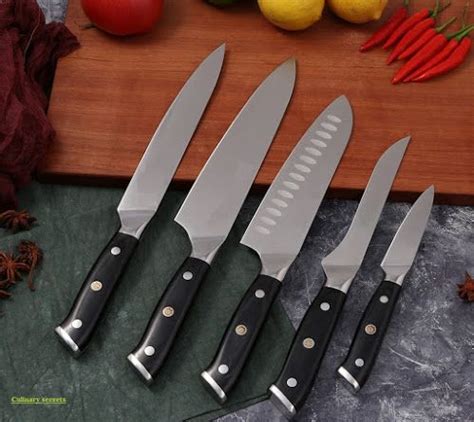 Chef Knife anatomy | Kitchen knives materials |Types of knives handle | Parts of chefs knife ...