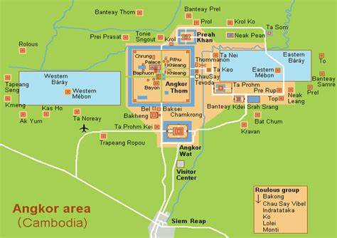 Angkor Wat on Map with the Best Travel Guide