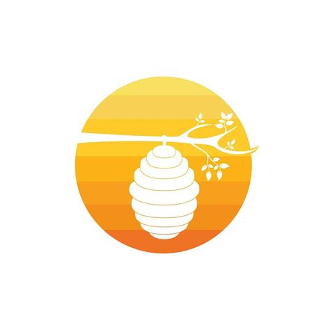 Honeycomb Hive Logo Vector Design. Honey icon flat vector illustration for logo, web, app, UI ...