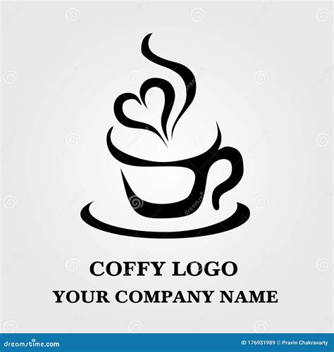 Coffee Cup Logo Design Abstract. Vector Illustration Stock Vector ...