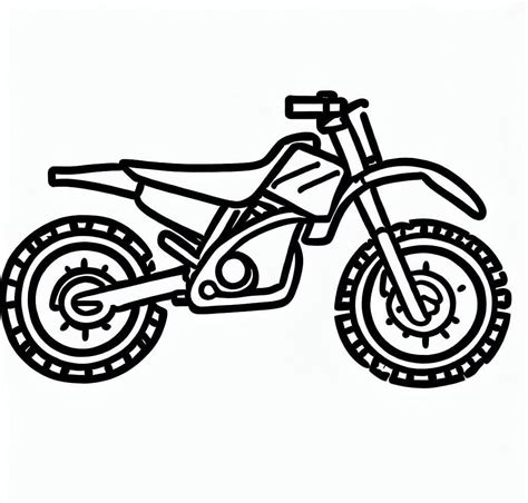 Dirt Bike Printable coloring page - Download, Print or Color Online for Free