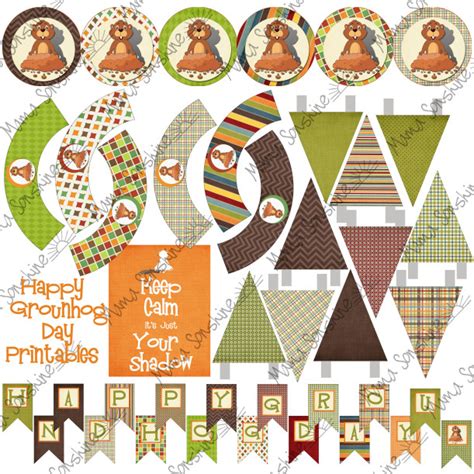 Free Printable Groundhog Day Decorations • Free-Printables.com