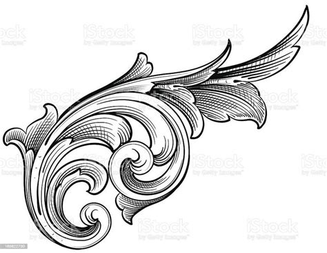 Pin by Lauren Leipold on Flourishes & Filigree | Filigree tattoo, Vector art, Ornament drawing