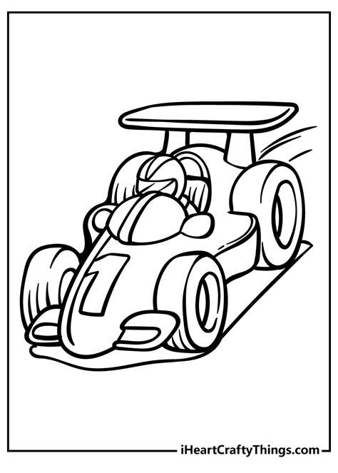 Race Car Coloring Pages