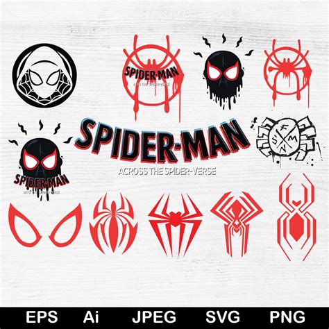 Spiderman Across The Spider Verse Logo SVG Spider Verse, 55% OFF