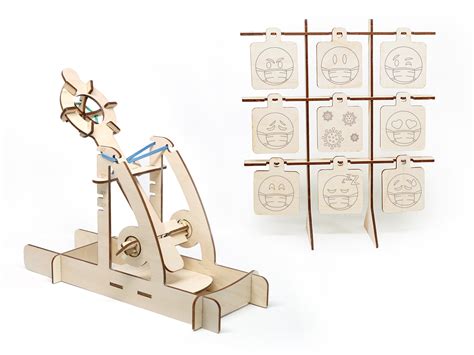 DIY Wooden Catapult Kit Adjustable Arm, Kids Catapult Kit, STEM Kits, Science and Physics Toys ...